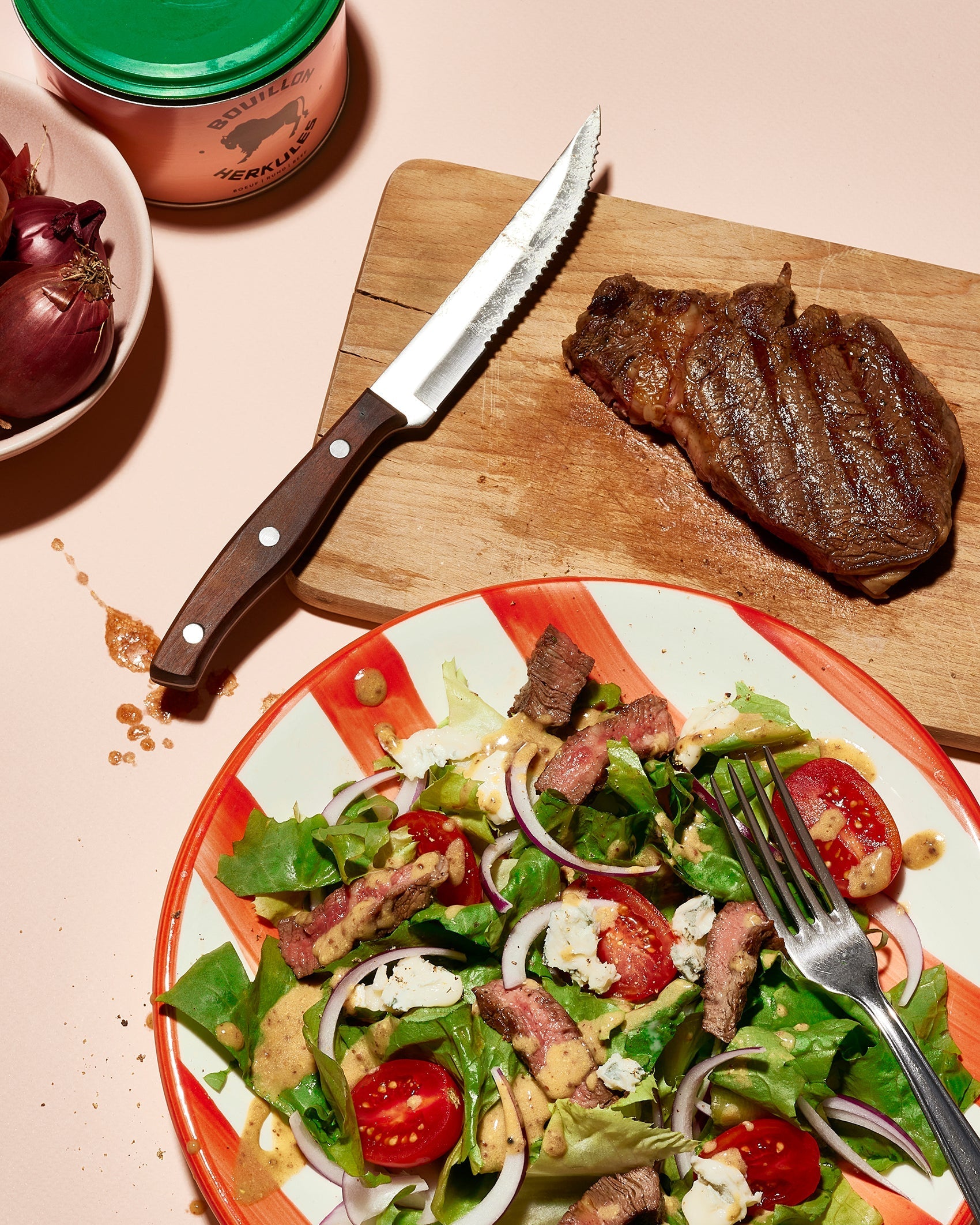 Salade met tagliata