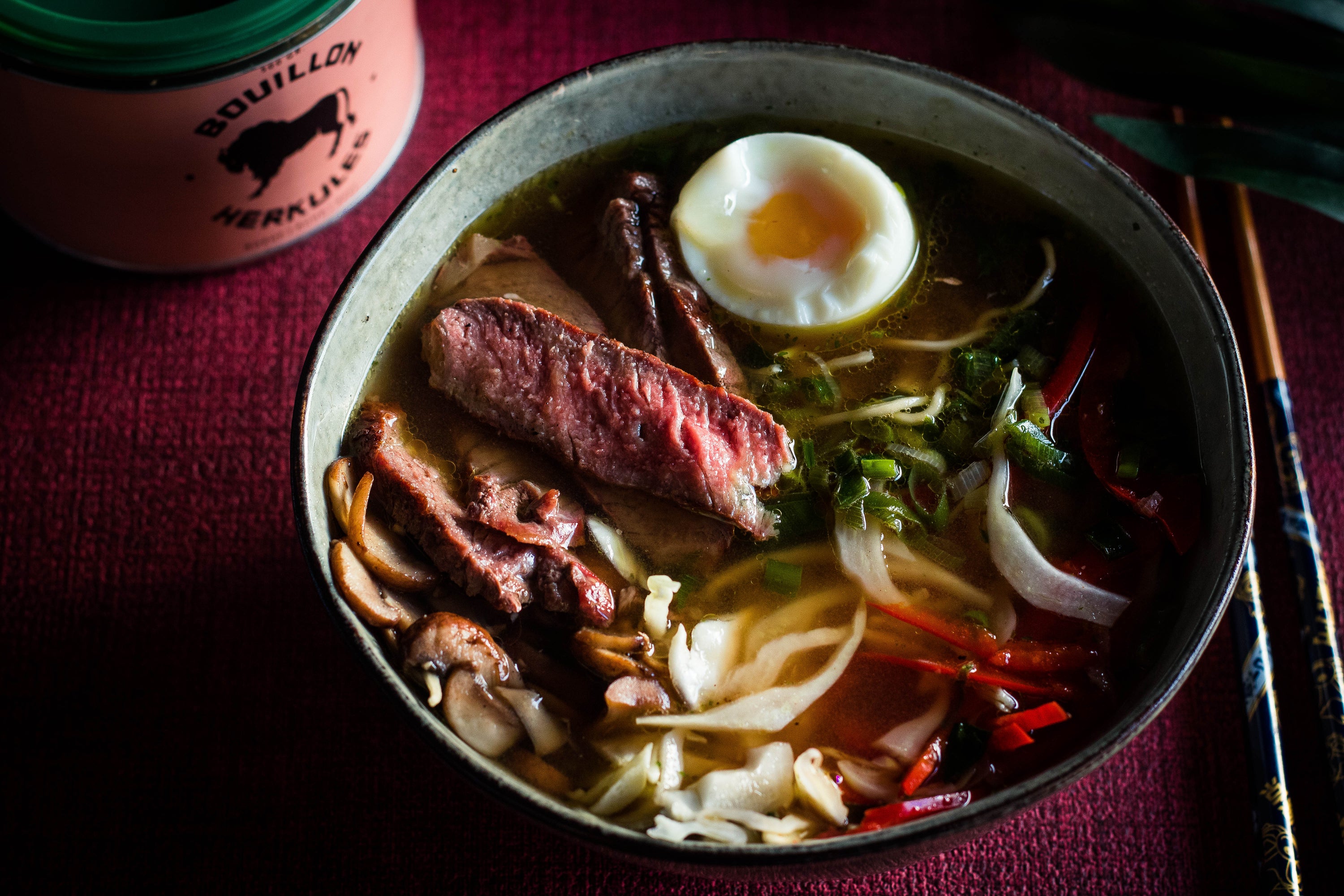 Smokey beef ramen